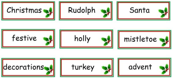 Christmas Spelling Snakes and Ladders - Image 3