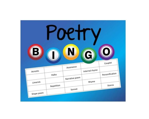 Poetry Bingo