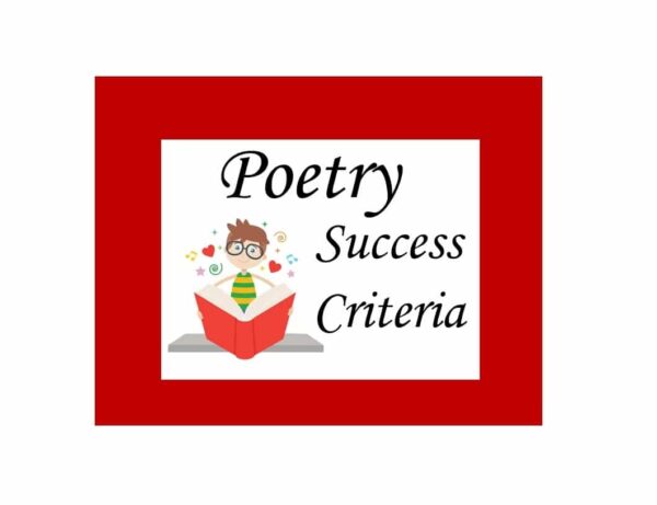 Poetry Success Criteria