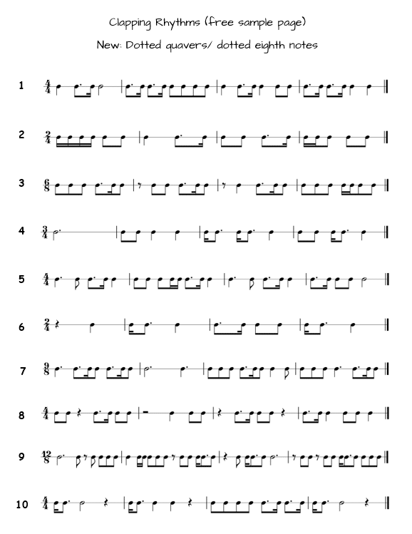 Clapping Rhythms – Teaching With Ease