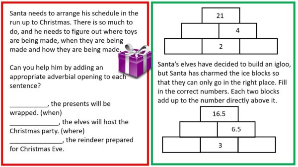 Festive Morning Starters: English and Maths - Image 3